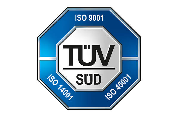 斐冠公司通过TUV南德的质量健康环境三体系认证